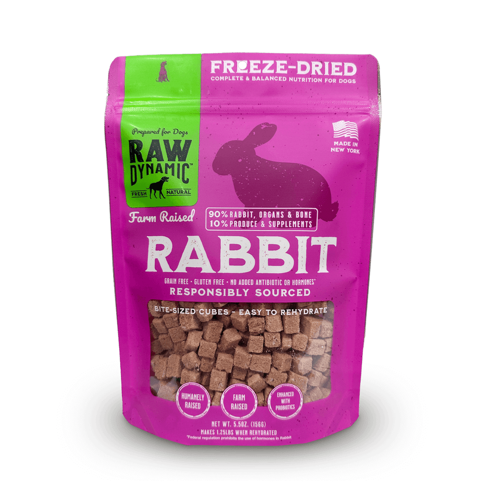 Freezed Rabbit Freeze-Dried Raw for Dogs – Raw Dynamic