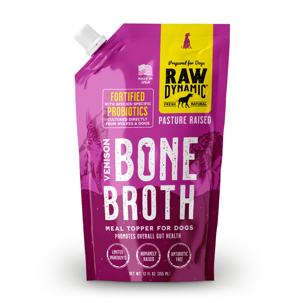 VENISON BONE BROTH FOR DOGS